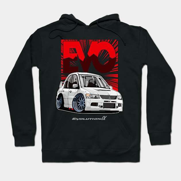 Lancer Evolution IX Hoodie by itsTheBugz